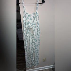 Womens Kate Quinn jumpsuit “blue beach tents”